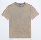 Oem Low Moq Clothing Manufacturer Men'S Vintage Wash 95% Cotton 5% Lycra Summer T Shirt