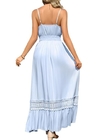 Small Order Clothing Manufacturers Women'S 100% Viscose High Waist V - Neck Maxi Dress