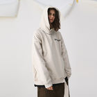 S-XL Solid Color Pullover Ladies Oversized Hoodies